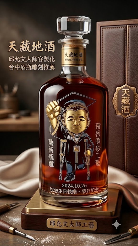邱允文藝術瓶雕作品與生命故事